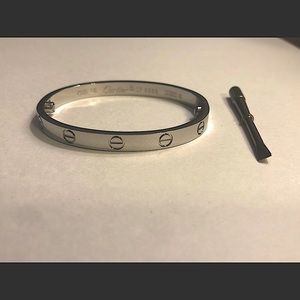Silver LOVE Bracelet with Screwdriver
